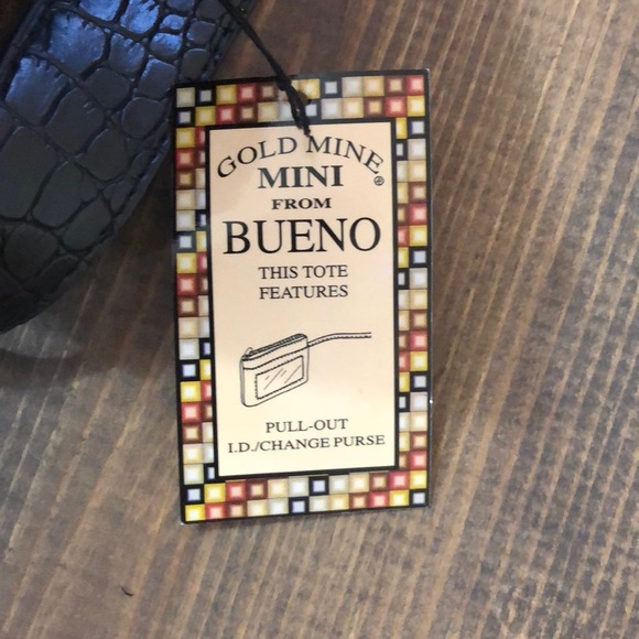 Bueno Butterflies Faux Suede Black Purse - Picture 7 of 8